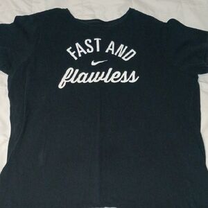 Nike Kids Black Tee - Fast and Flawless Design